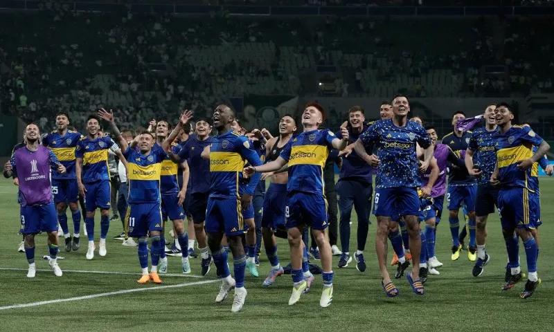 Imagem ilustrativa da imagem Boca Juniors vence Palmeiras e enfrenta o Fluminense na final da Libertadores