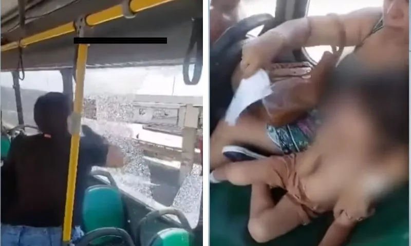 Imagem ilustrativa da imagem Criança passa mal por calor e mãe quebra vidro de ônibus no RJ