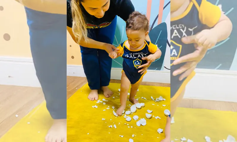 Imagem ilustrativa da imagem Diferencial na Escola Novo Mundo é estimular os sentidos sensoriais