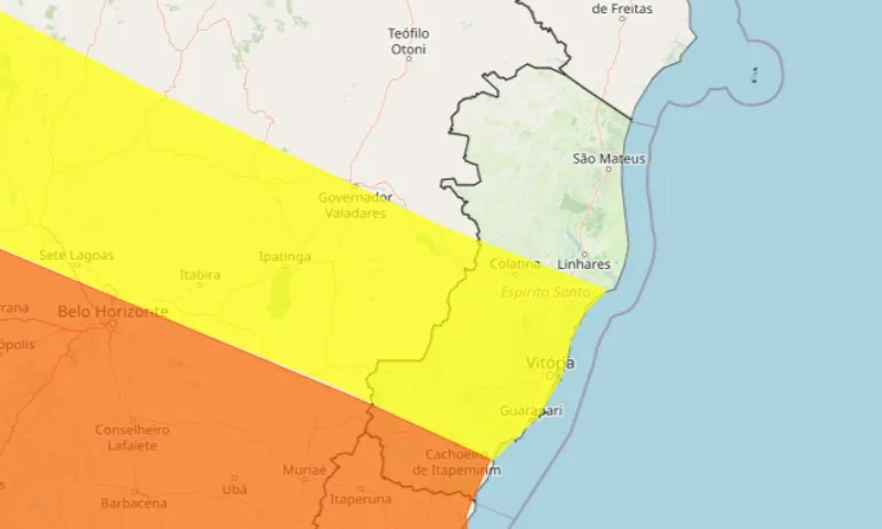 Imagem ilustrativa da imagem ES recebe dois alertas de tempestade válidos até este sábado