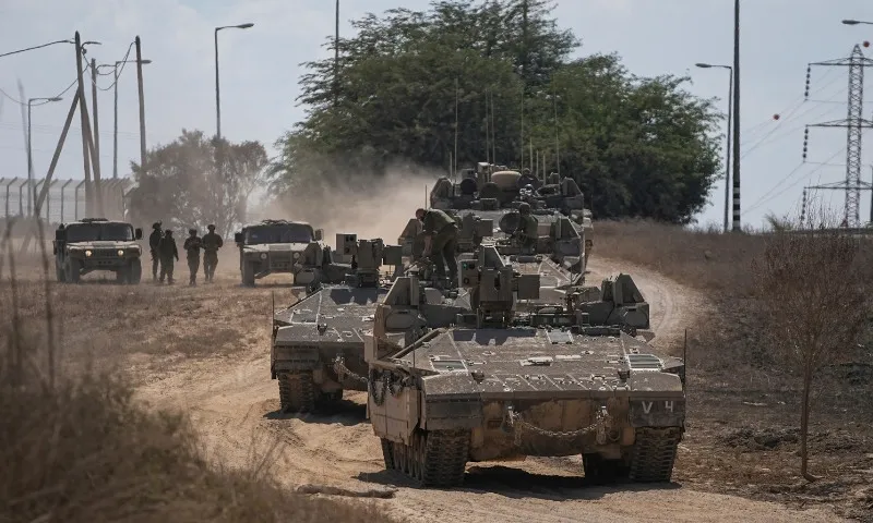 Imagem ilustrativa da imagem Exército de Israel diz que as forças terrestres estão expandindo atividades em Gaza