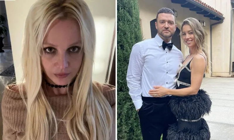 Imagem ilustrativa da imagem Fãs de Britney Spears invadem perfil de Jessica Biel para xingar Justin Timberlake