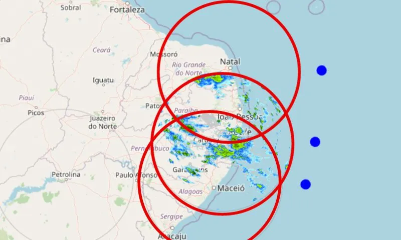 Imagem ilustrativa da imagem Fenômeno atmosférico com mais de 5 quilômetros de altura causa chuvas