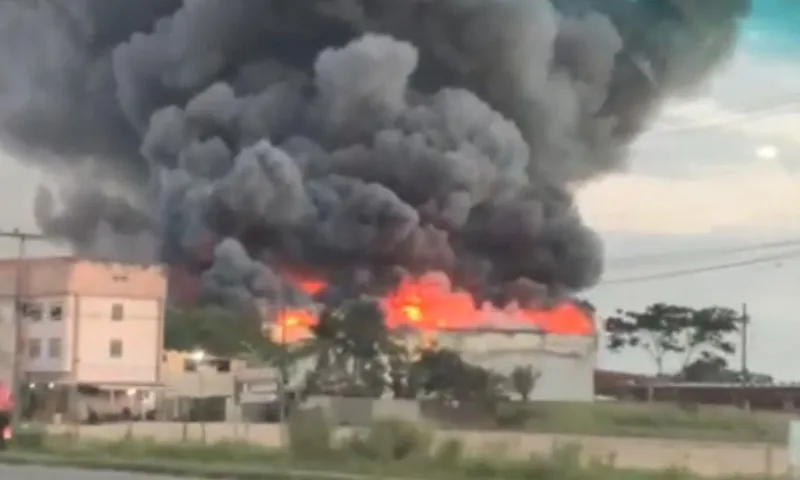 Imagem ilustrativa da imagem Incêndio atinge fábrica da Cacau Show em Linhares