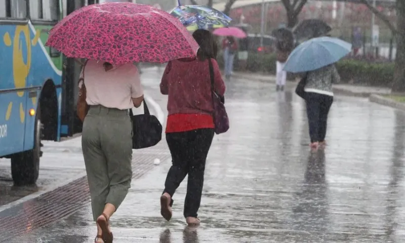 Imagem ilustrativa da imagem Instituto emite alerta de chuvas intensas para mais de 60 cidades do ES