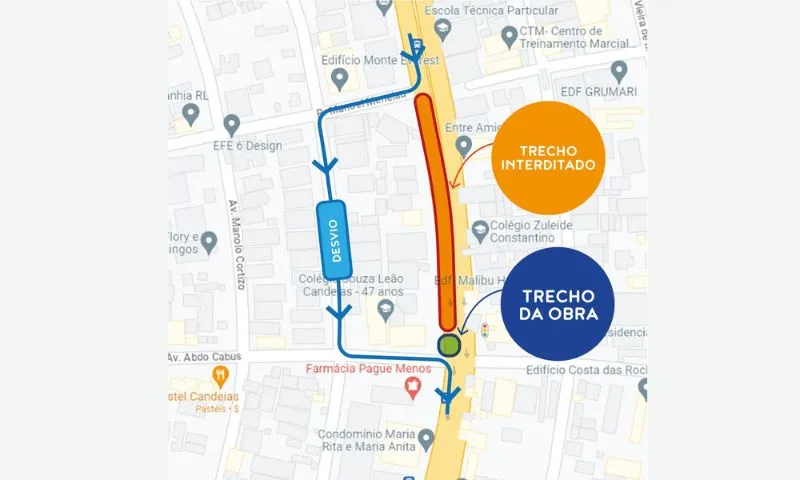 Imagem ilustrativa da imagem Intervenção emergencial na rede de esgoto altera circulação de tráfego em Candeias