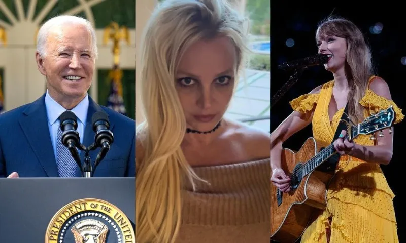 Imagem ilustrativa da imagem Joe Biden confunde Taylor Swift com Britney Spears ao falar sobre o Brasil