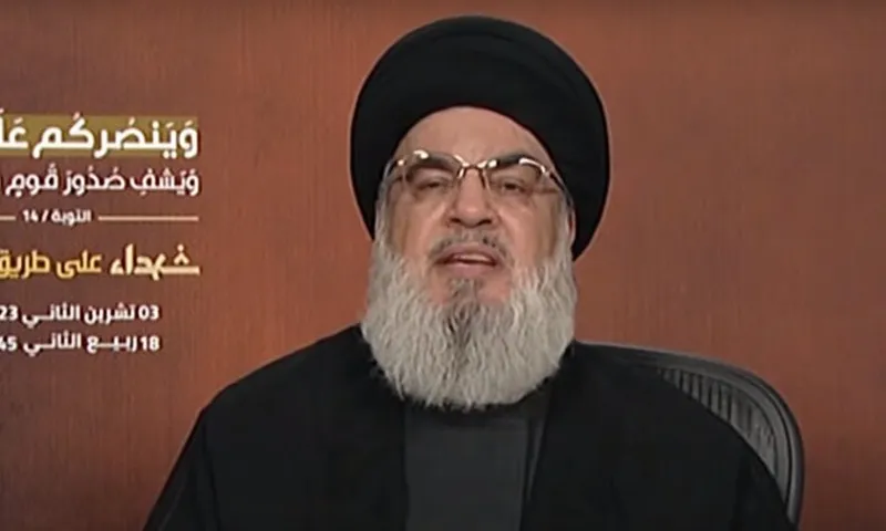 Imagem ilustrativa da imagem Líder do Hezbollah ameaça, mas não escala guerra contra Israel