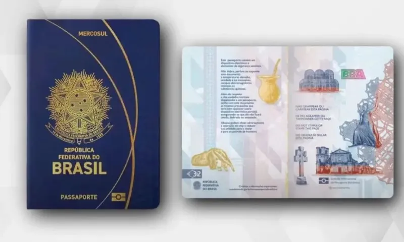 Imagem ilustrativa da imagem Novo passaporte brasileiro começa a ser emitido nesta quarta-feira