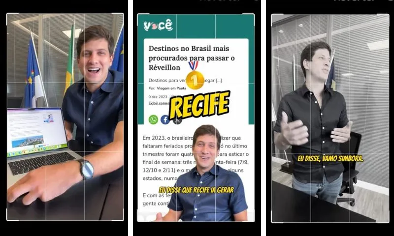 Imagem ilustrativa da imagem Recife é cidade mais procurada do Brasil para réveillon, diz prefeito João Campos