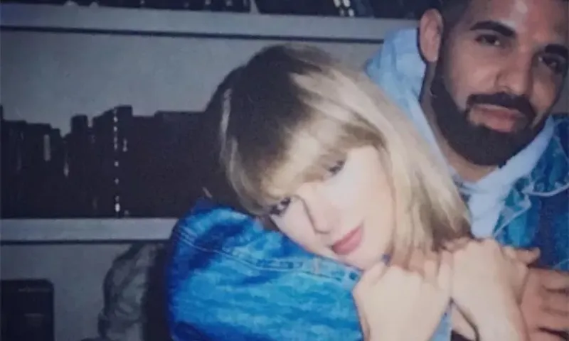 Imagem ilustrativa da imagem Taylor Swift ganha homenagem de Drake em letra de nova faixa do rapper