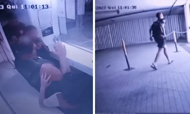 Imagem ilustrativa da imagem Vídeo mostra assalto no estacionamento de shopping na Serra