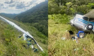 Imagem ilustrativa da imagem Duas pessoas morrem em queda de aeronave no Paraná