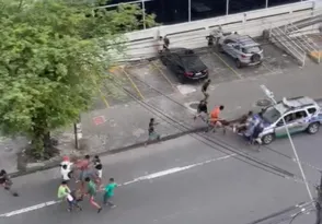 Imagem ilustrativa da imagem Nenhum dos atropelados pela PM em Boa Viagem prestou queixa