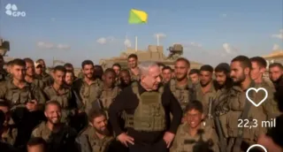 Imagem ilustrativa da imagem Netanyahu chama seus soldados de “leões”, Gaza contabiliza mortos