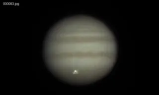 Imagem ilustrativa da imagem VÍDEO | Clarão misterioso em Júpiter é flagrado por astrônomo amador