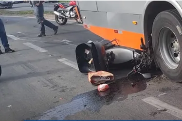 Imagem ilustrativa da imagem Acidente com duas motos deixa quatro feridos na Rodovia do Contorno