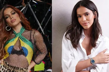 Imagem ilustrativa da imagem Anitta revela que divide aluguel de casa com Bruna Marquezine