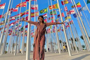 Imagem ilustrativa da imagem Após dias sem falar com a família, Nataly Castro diz que sofreu assédio na África