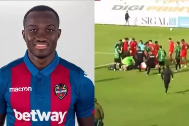 Imagem ilustrativa da imagem Atacante ganês Raphael Dwamena morre em campo na Albânia aos 28 anos
