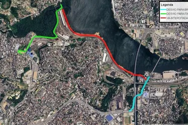 Imagem ilustrativa da imagem Avenida é interditada para obras na nova orla de Cariacica. Veja alternativas