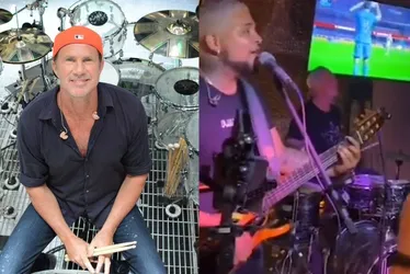 Imagem ilustrativa da imagem Baterista do Red Hot Chili Peppers toca Legião Urbana em bar do Rio