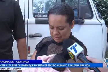 Imagem ilustrativa da imagem Bebê Ana Vitória recebe alta hospitalar após tragédia de violência policial