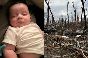 Imagem ilustrativa da imagem Bebê sobrevive a tornado após ser lançado para fora de casa nos EUA