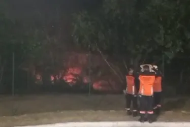 Imagem ilustrativa da imagem Bombeiros combatem incêndio em mata perto do Aeroporto de Vitória