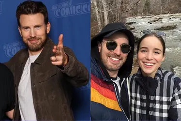 Imagem ilustrativa da imagem Chris Evans aparece com aliança e indica casamento com atriz luso-brasileira