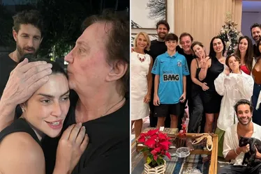 Imagem ilustrativa da imagem Cleo Pires comemora Natal antecipado com Fábio Jr.