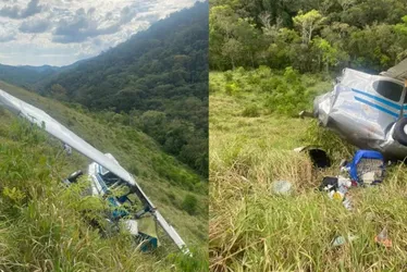 Imagem ilustrativa da imagem Duas pessoas morrem em queda de aeronave no Paraná