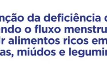 Imagem ilustrativa da imagem Falta de ferro no sangue afeta 50% das mulheres