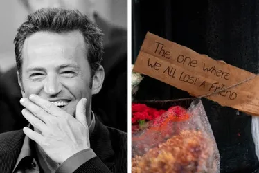 Imagem ilustrativa da imagem Fãs de Matthew Perry se reúnem em prédio de 'Friends' para se despedir