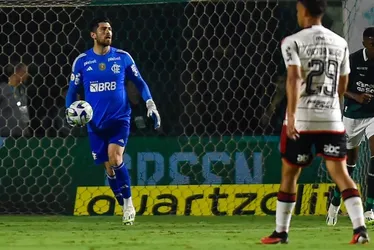 Imagem ilustrativa da imagem Flamengo não empolga e empata com o Goiás antes da final da Copa do Brasil