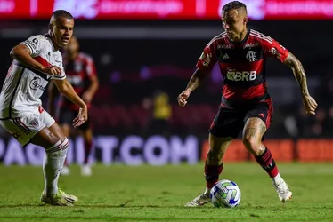 Imagem ilustrativa da imagem Flamengo perde para o São Paulo, mas fica com vaga direta para Libertadores