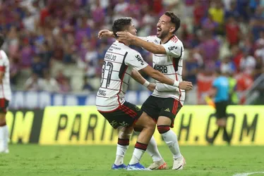 Imagem ilustrativa da imagem Flamengo vence o Fortaleza e fica a seis pontos da liderança