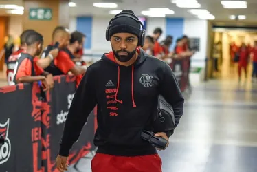Imagem ilustrativa da imagem Gabigol realiza procedimento e fica fora de último jogo do Flamengo no ano