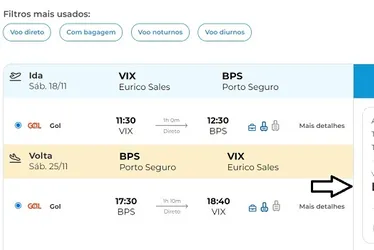 Imagem ilustrativa da imagem Gol terá voo direto de Vitória para Porto Seguro a partir de novembro