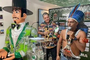 Imagem ilustrativa da imagem Homem da Meia-Noite homenageia povos indígenas em desfile para marcar História