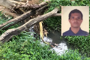 Imagem ilustrativa da imagem Homem é morto após ser espancado e jogado dentro de valão na Serra