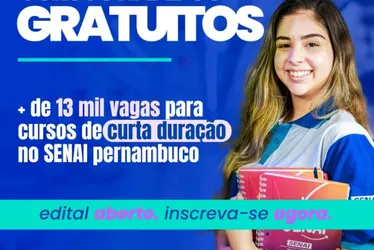 Imagem ilustrativa da imagem Inscrições abertas para mais de 13 mil vagas em cursos do Senai