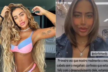 Imagem ilustrativa da imagem Irmã de Neymar mostra cabelo sem mega hair pela primeira vez