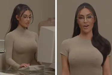 Imagem ilustrativa da imagem Kim Kardashian lança sutiã com mamilos enrijecidos embutidos