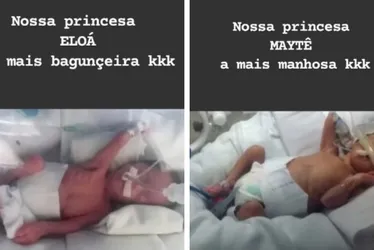 Imagem ilustrativa da imagem Mãe dos sêxtuplos atualiza estado de saúde dos filhos e posta imagens dos bebês