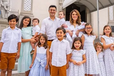 Imagem ilustrativa da imagem Mãe mostra foto com os 12 filhos e encanta a web