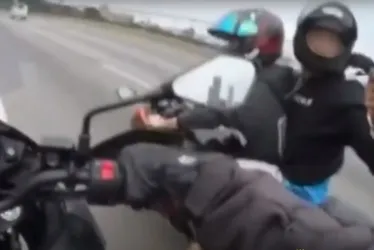 Imagem ilustrativa da imagem Motociclista grava o próprio assalto em alta velocidade em SP