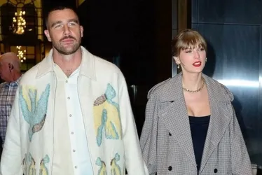 Imagem ilustrativa da imagem Namoro de Taylor Swift e Travis Kelce é jogada de marketing, diz ex-atleta do UFC