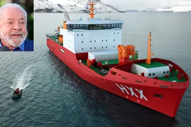 Imagem ilustrativa da imagem Nova fase na obra de navio da Marinha