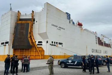 Imagem ilustrativa da imagem PF e Receita Federal realizam operação em navio atracado no porto de Vitória